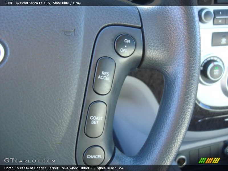 Slate Blue / Gray 2008 Hyundai Santa Fe GLS