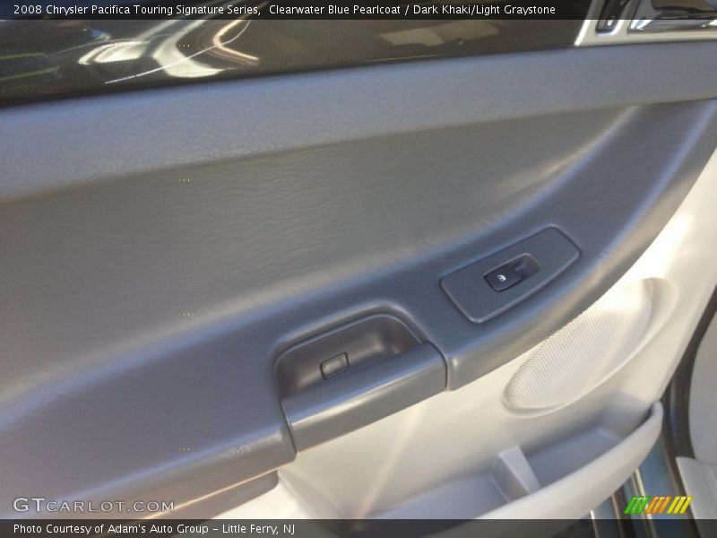 Clearwater Blue Pearlcoat / Dark Khaki/Light Graystone 2008 Chrysler Pacifica Touring Signature Series