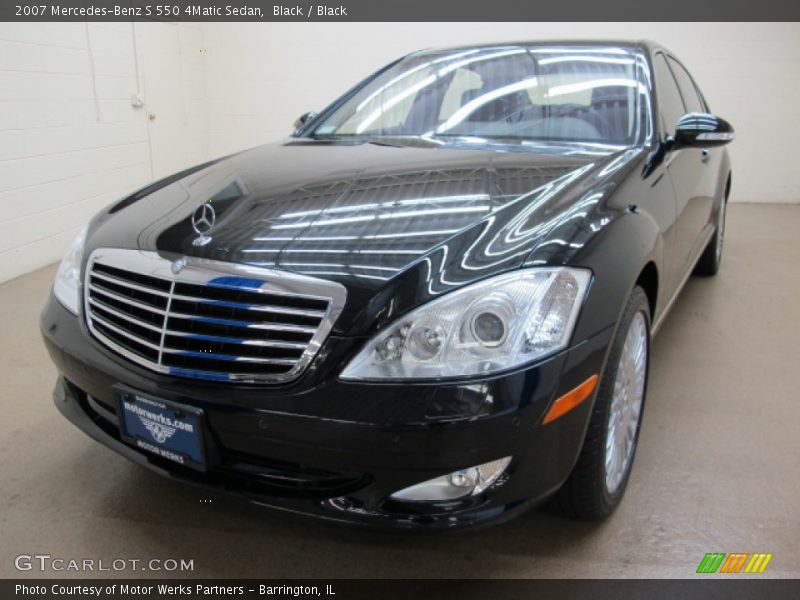 Black / Black 2007 Mercedes-Benz S 550 4Matic Sedan