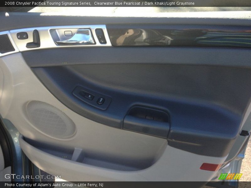 Clearwater Blue Pearlcoat / Dark Khaki/Light Graystone 2008 Chrysler Pacifica Touring Signature Series