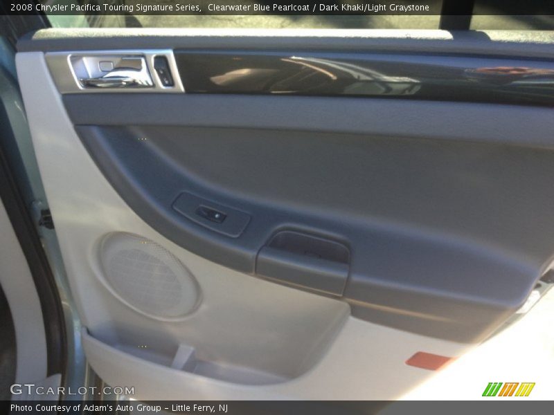 Clearwater Blue Pearlcoat / Dark Khaki/Light Graystone 2008 Chrysler Pacifica Touring Signature Series