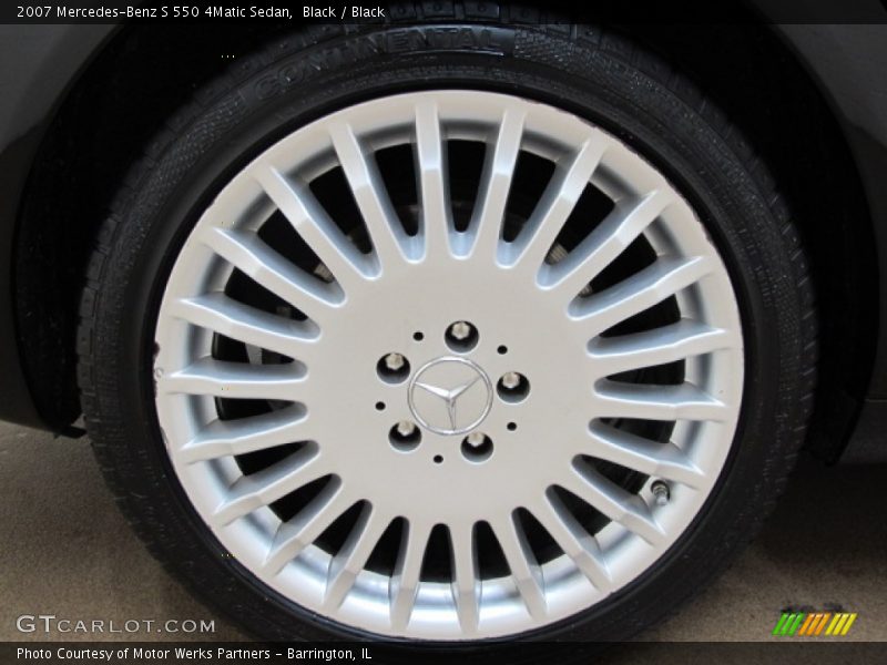 Black / Black 2007 Mercedes-Benz S 550 4Matic Sedan