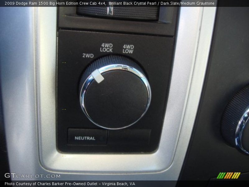 Brilliant Black Crystal Pearl / Dark Slate/Medium Graystone 2009 Dodge Ram 1500 Big Horn Edition Crew Cab 4x4