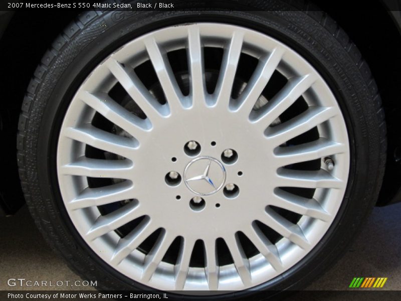 Black / Black 2007 Mercedes-Benz S 550 4Matic Sedan