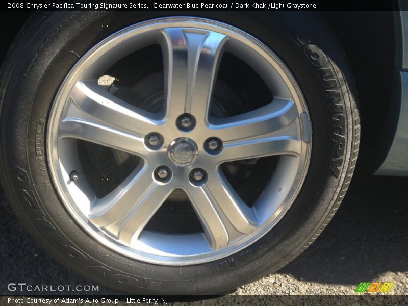 Clearwater Blue Pearlcoat / Dark Khaki/Light Graystone 2008 Chrysler Pacifica Touring Signature Series