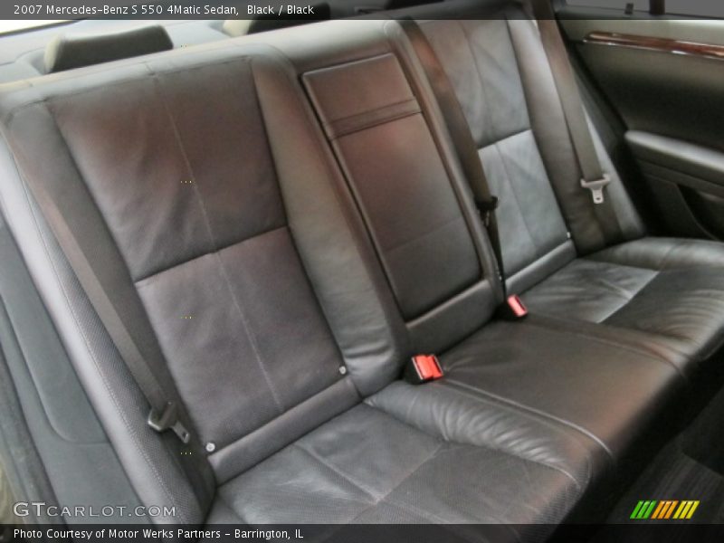 Black / Black 2007 Mercedes-Benz S 550 4Matic Sedan