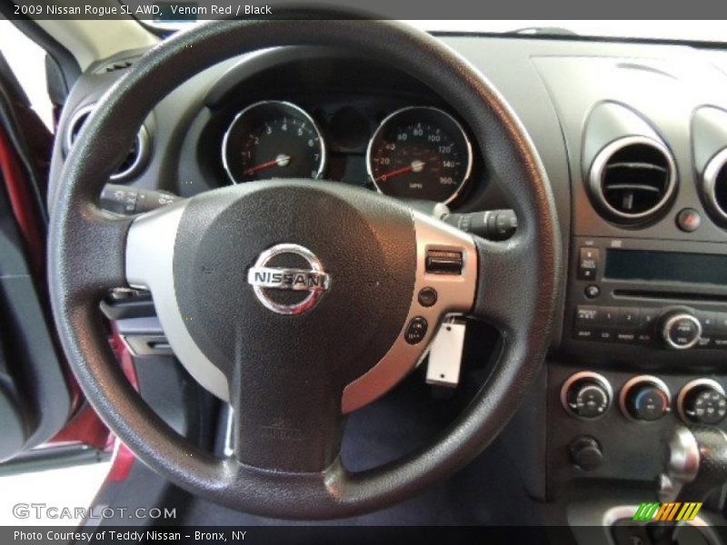 Venom Red / Black 2009 Nissan Rogue SL AWD