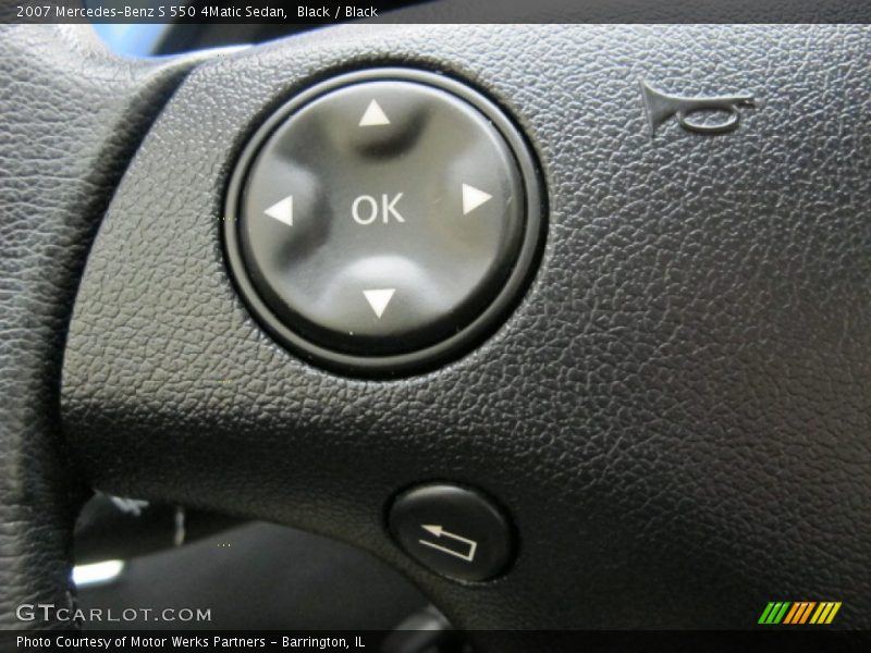 Black / Black 2007 Mercedes-Benz S 550 4Matic Sedan