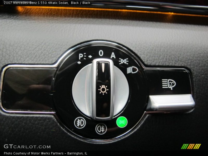 Black / Black 2007 Mercedes-Benz S 550 4Matic Sedan