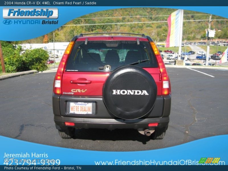 Chianti Red Pearl / Saddle 2004 Honda CR-V EX 4WD
