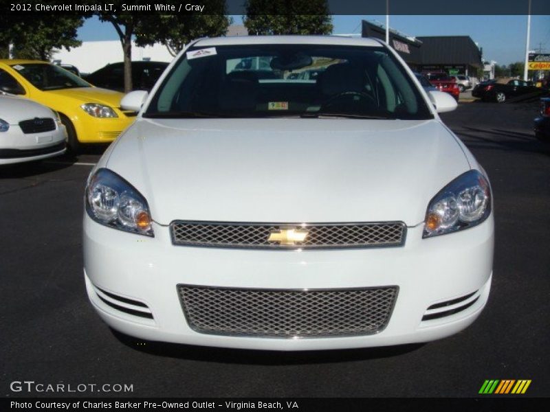 Summit White / Gray 2012 Chevrolet Impala LT