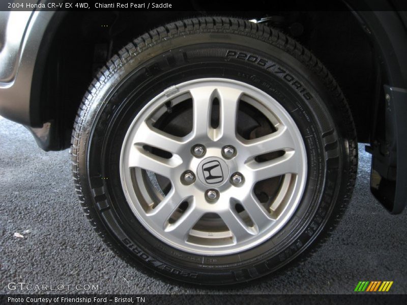 Chianti Red Pearl / Saddle 2004 Honda CR-V EX 4WD