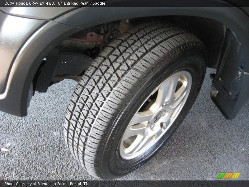 Chianti Red Pearl / Saddle 2004 Honda CR-V EX 4WD