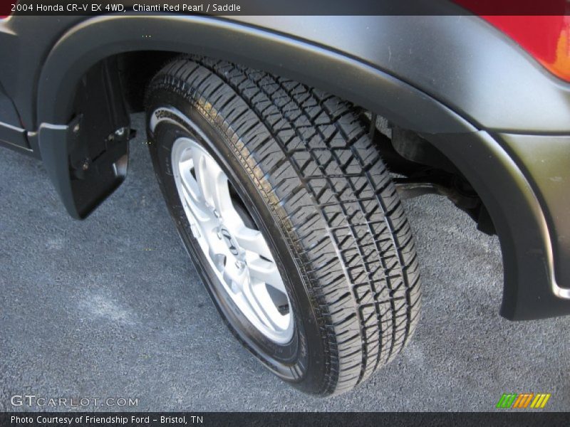 Chianti Red Pearl / Saddle 2004 Honda CR-V EX 4WD
