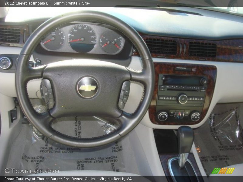 Summit White / Gray 2012 Chevrolet Impala LT