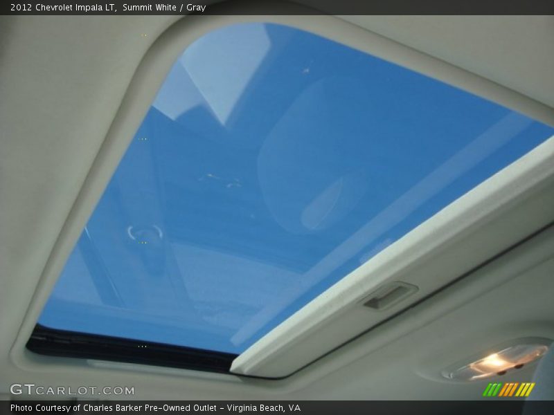 Summit White / Gray 2012 Chevrolet Impala LT