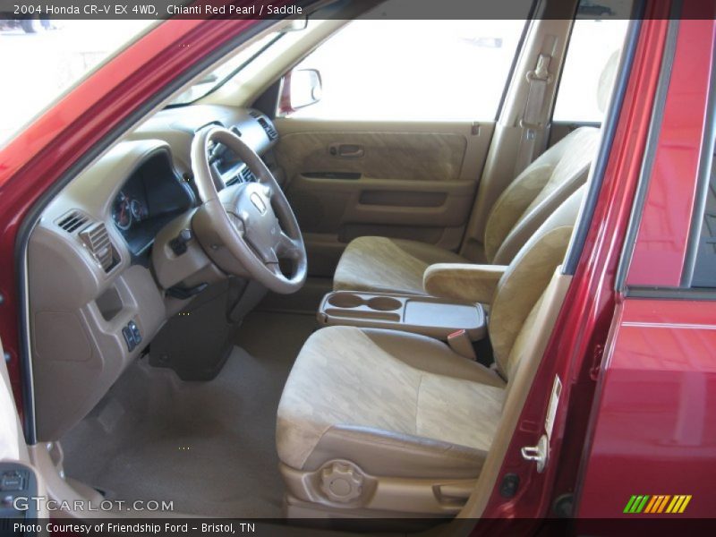 Chianti Red Pearl / Saddle 2004 Honda CR-V EX 4WD