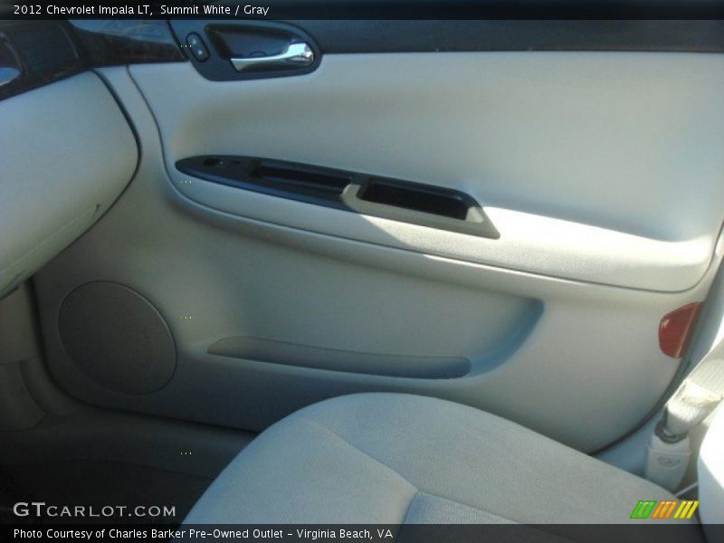 Summit White / Gray 2012 Chevrolet Impala LT