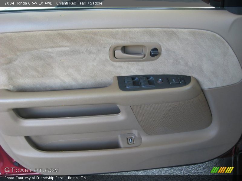 Chianti Red Pearl / Saddle 2004 Honda CR-V EX 4WD