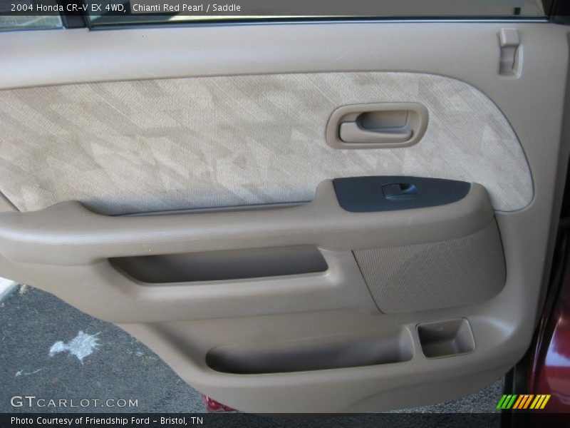 Chianti Red Pearl / Saddle 2004 Honda CR-V EX 4WD