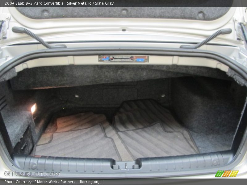 Silver Metallic / Slate Gray 2004 Saab 9-3 Aero Convertible