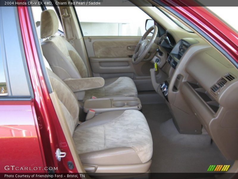 Chianti Red Pearl / Saddle 2004 Honda CR-V EX 4WD