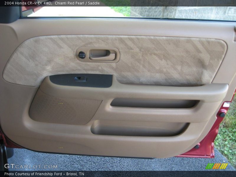 Chianti Red Pearl / Saddle 2004 Honda CR-V EX 4WD