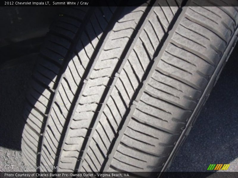 Summit White / Gray 2012 Chevrolet Impala LT