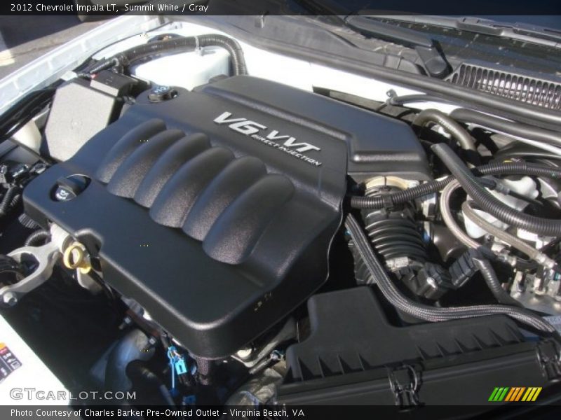 Summit White / Gray 2012 Chevrolet Impala LT
