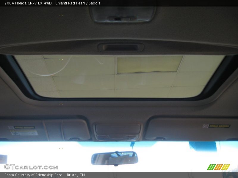 Chianti Red Pearl / Saddle 2004 Honda CR-V EX 4WD