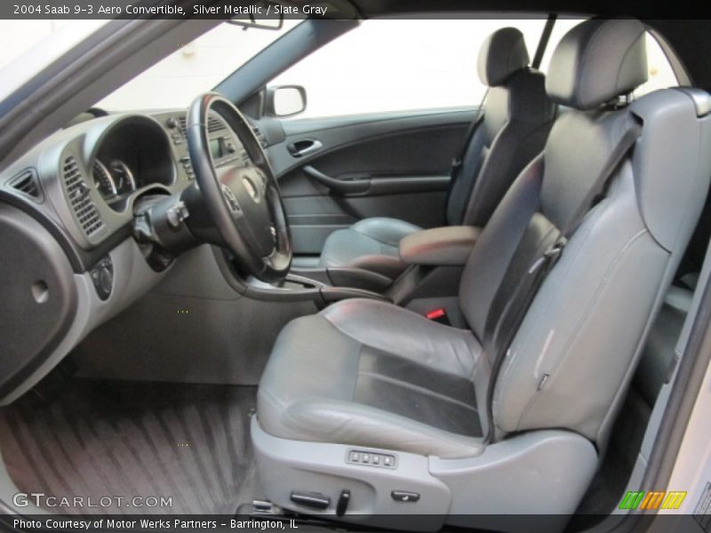  2004 9-3 Aero Convertible Slate Gray Interior