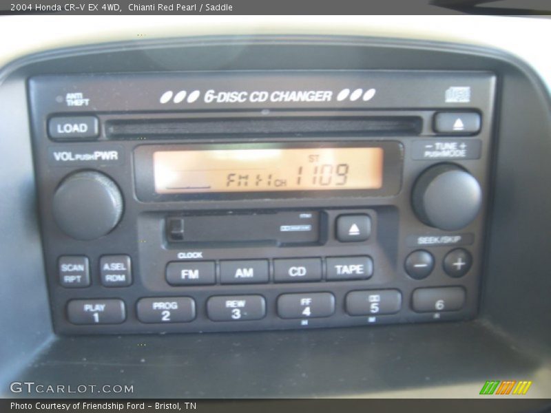 Chianti Red Pearl / Saddle 2004 Honda CR-V EX 4WD
