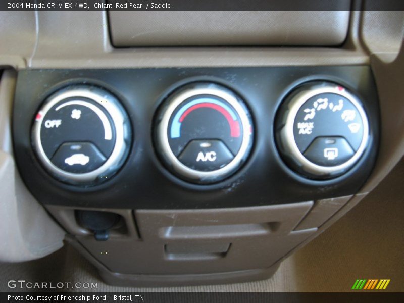 Chianti Red Pearl / Saddle 2004 Honda CR-V EX 4WD