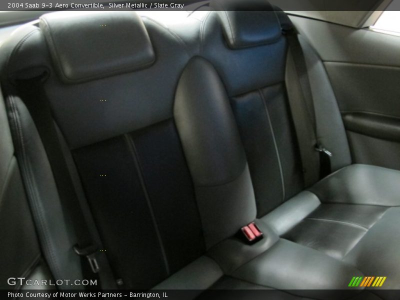 Silver Metallic / Slate Gray 2004 Saab 9-3 Aero Convertible