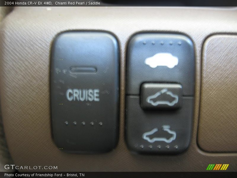 Chianti Red Pearl / Saddle 2004 Honda CR-V EX 4WD