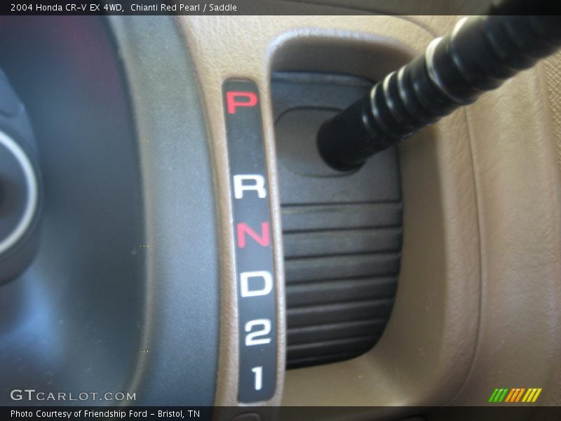 Chianti Red Pearl / Saddle 2004 Honda CR-V EX 4WD