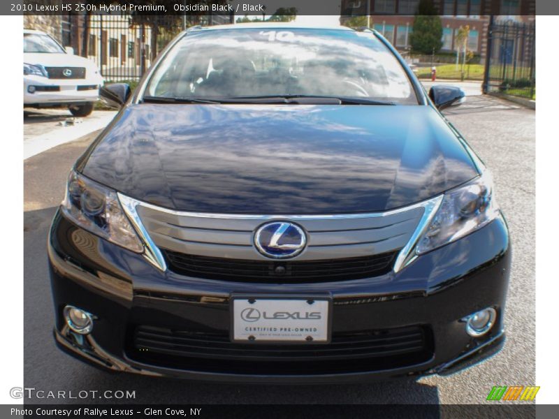 Obsidian Black / Black 2010 Lexus HS 250h Hybrid Premium