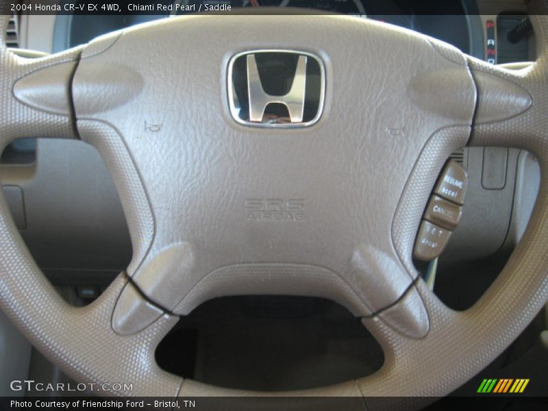 Chianti Red Pearl / Saddle 2004 Honda CR-V EX 4WD