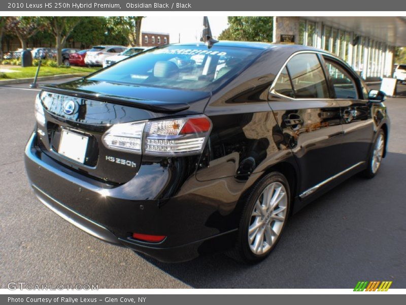 Obsidian Black / Black 2010 Lexus HS 250h Hybrid Premium