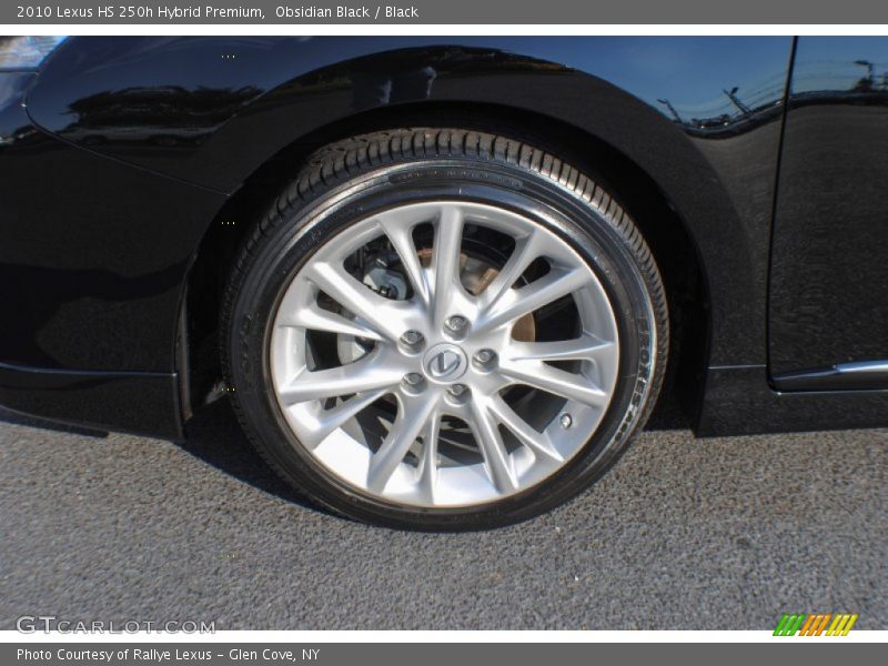 Obsidian Black / Black 2010 Lexus HS 250h Hybrid Premium