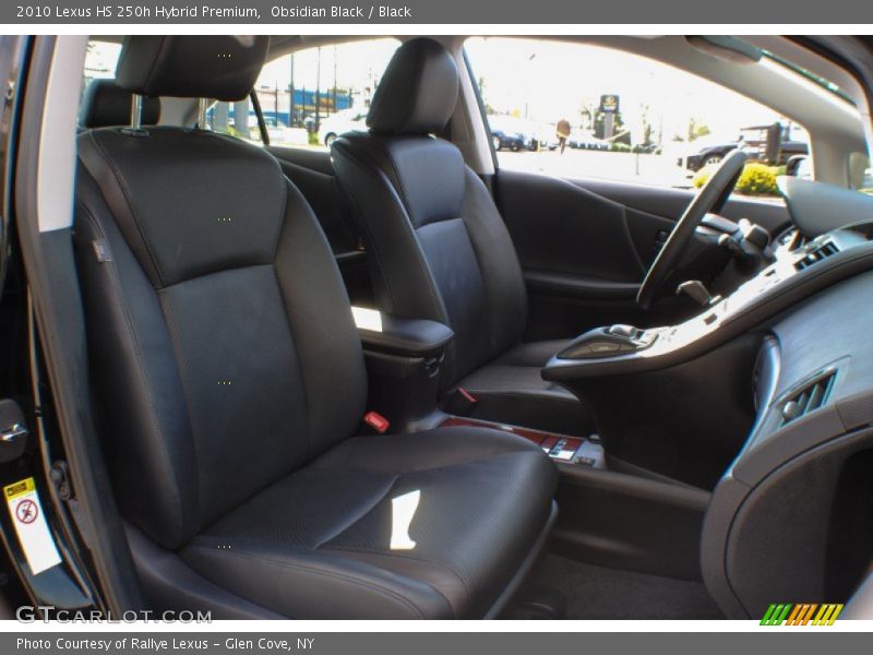 Obsidian Black / Black 2010 Lexus HS 250h Hybrid Premium
