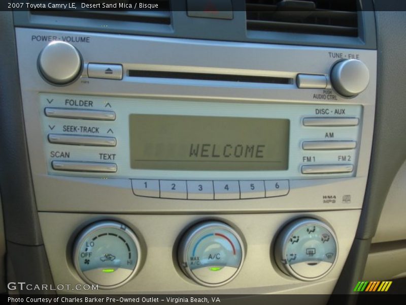 Desert Sand Mica / Bisque 2007 Toyota Camry LE