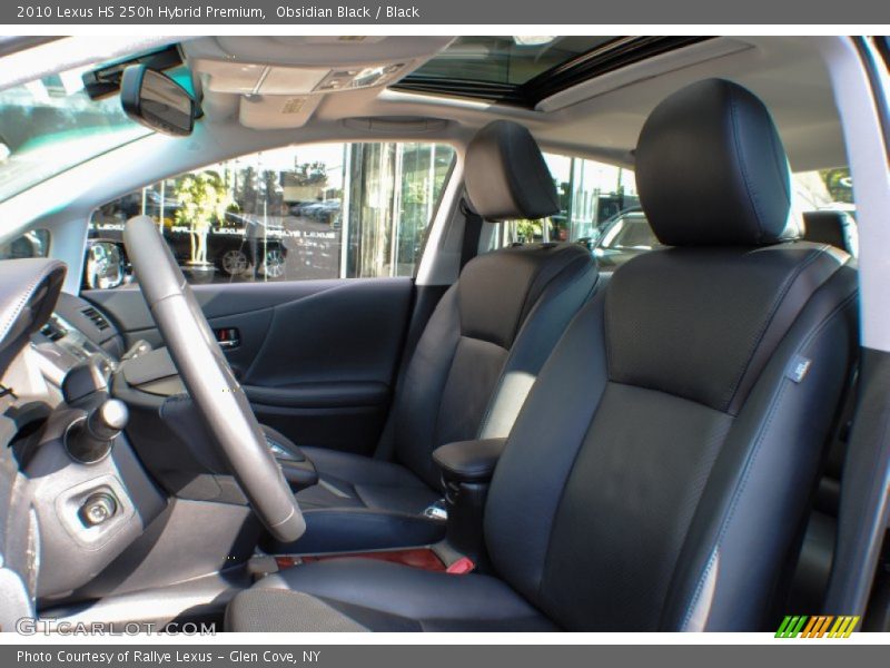 Obsidian Black / Black 2010 Lexus HS 250h Hybrid Premium