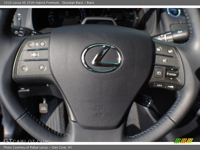 Obsidian Black / Black 2010 Lexus HS 250h Hybrid Premium