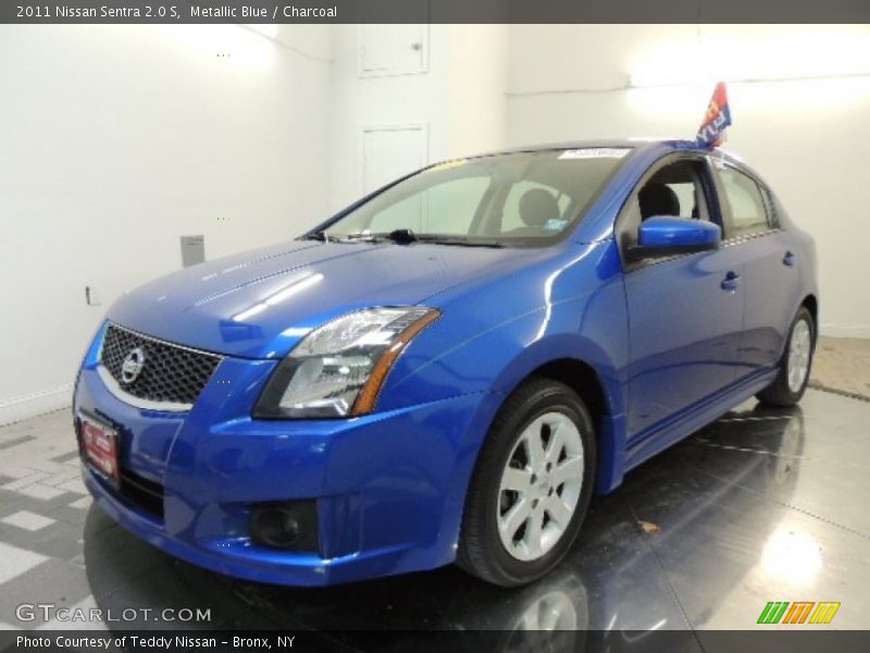 Metallic Blue / Charcoal 2011 Nissan Sentra 2.0 S