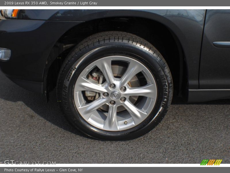 Smokey Granite / Light Gray 2009 Lexus RX 350 AWD