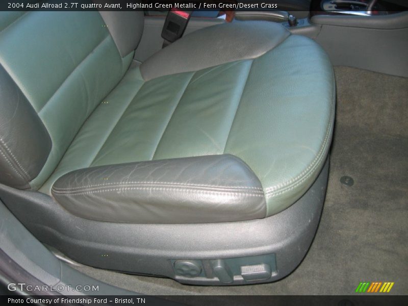 Front Seat of 2004 Allroad 2.7T quattro Avant