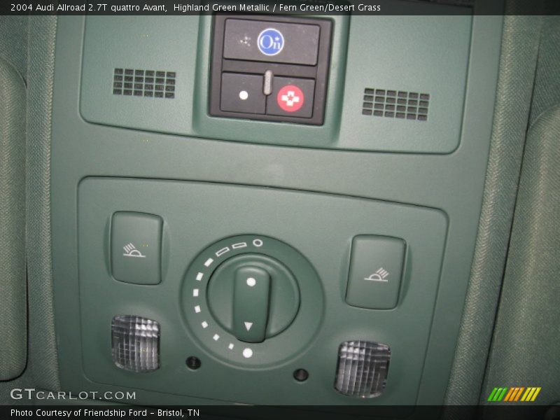 Controls of 2004 Allroad 2.7T quattro Avant
