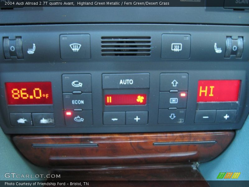 Controls of 2004 Allroad 2.7T quattro Avant