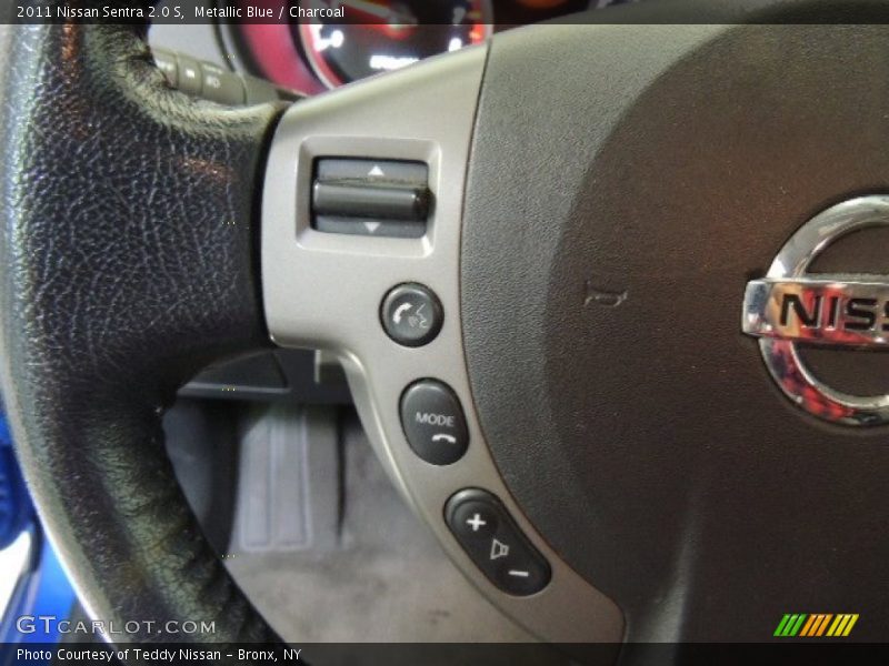 Metallic Blue / Charcoal 2011 Nissan Sentra 2.0 S